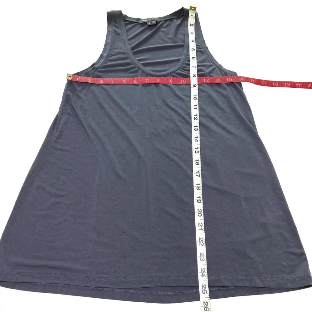 Vince Gray Drapey Micromodal Tank Top Small